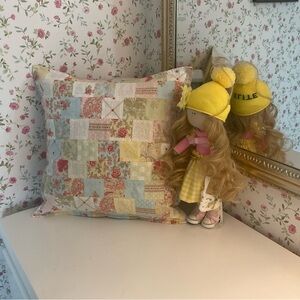 Patchwork Quilt Pillow Case. Handmade